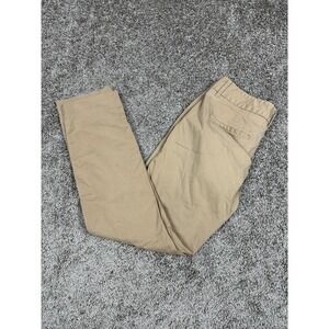 J Crew Pants Womens 6 Frankie Khaki Stretch Chino Ankle Casual Classic Style